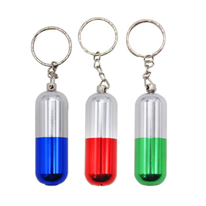 Stealthy Pill Keychain Pipe
