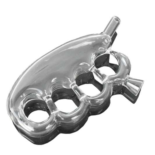 Stealthy Glass Knuckle Pipe