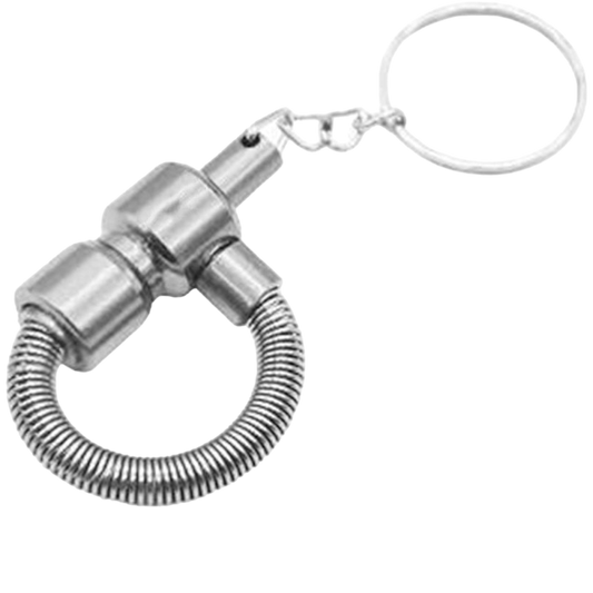 Stealthy Spring Keychain Pipe